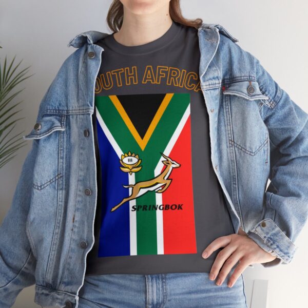 Cool Springbok South African Flag Rugby Fan TShirt | Springboks RSA Flag Rugby Tee