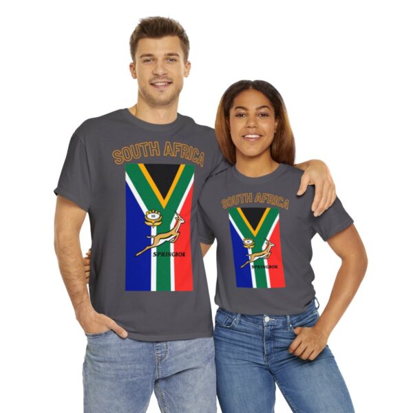 Cool Springbok South African Flag Rugby Fan TShirt | Springboks RSA Flag Rugby Tee