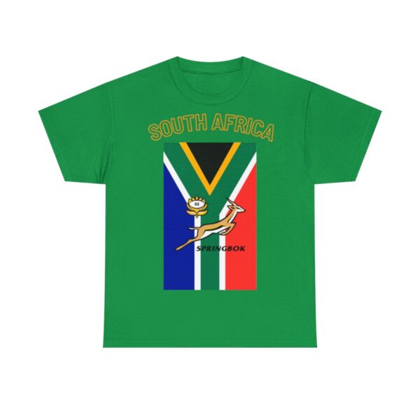 Cool Springbok South African Flag Rugby Fan TShirt | Springboks RSA Flag Rugby Tee