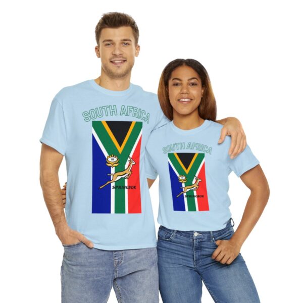 Cool Springbok South African Flag Rugby Fan TShirt | Springboks RSA Flag Rugby Tee