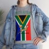 Cool Springbok South African Flag Rugby Fan TShirt | Springboks RSA Flag Rugby Tee
