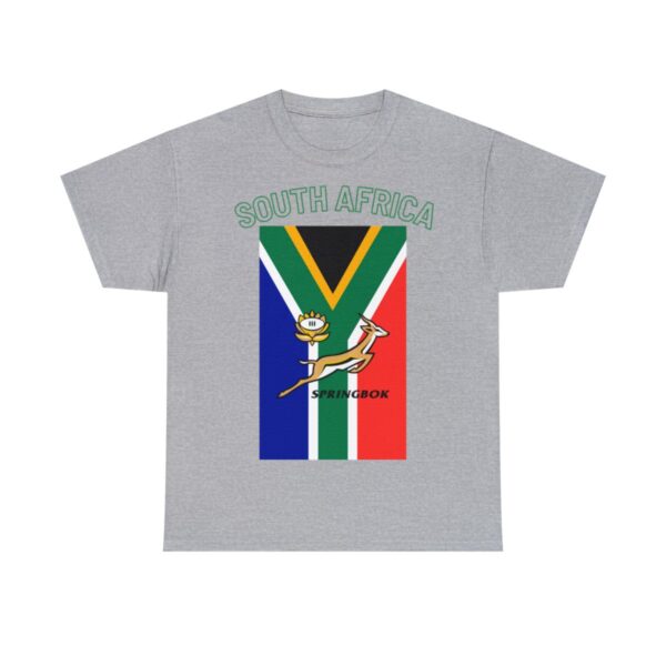 Cool Springbok South African Flag Rugby Fan TShirt | Springboks RSA Flag Rugby Tee
