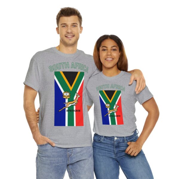 Cool Springbok South African Flag Rugby Fan TShirt | Springboks RSA Flag Rugby Tee