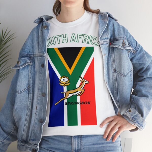 Cool Springbok South African Flag Rugby Fan TShirt | Springboks RSA Flag Rugby Tee