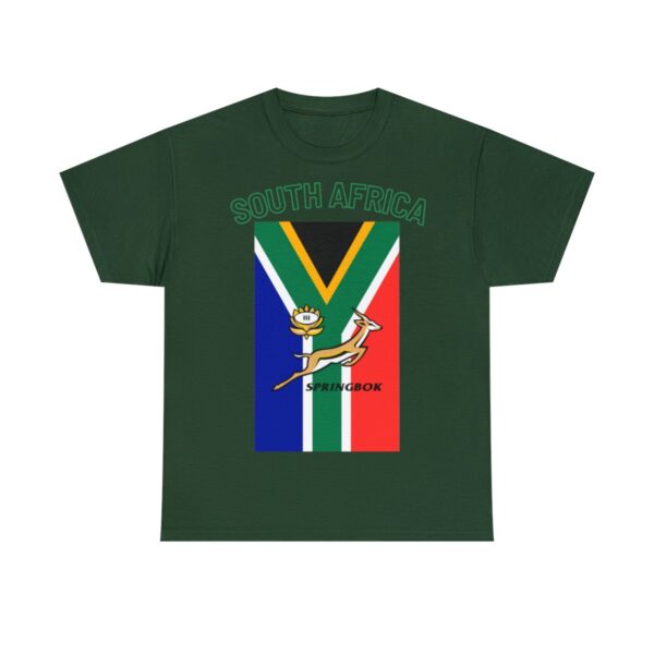 Cool Springbok South African Flag Rugby Fan TShirt | Springboks RSA Flag Rugby Tee