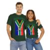 Cool Springbok South African Flag Rugby Fan TShirt | Springboks RSA Flag Rugby Tee